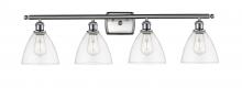 Innovations Lighting 516-4W-SN-GBD-752 - Bristol - 4 Light - 38 inch - Brushed Satin Nickel - Bath Vanity Light