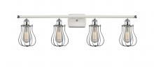 Innovations Lighting 516-4W-WPC-CE513-LED - Muselet - 4 Light - 36 inch - White Polished Chrome - Bath Vanity Light