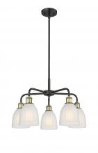  516-5CR-BAB-G441 - Brookfield - 5 Light - 24 inch - Black Antique Brass - Chandelier