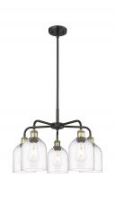  516-5CR-BAB-G558-6CL - Bella - 5 Light - 24 inch - Black Antique Brass - Chandelier