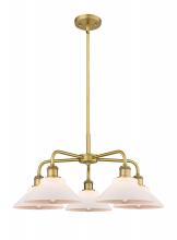  516-5CR-BB-G131 - Orwell - 5 Light - 26 inch - Brushed Brass - Chandelier