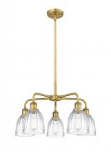  516-5CR-BB-G442 - Brookfield - 5 Light - 24 inch - Brushed Brass - Chandelier