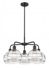  516-5CR-OB-G556-8CL - Rochester - 5 Light - 26 inch - Oil Rubbed Bronze - Chandelier