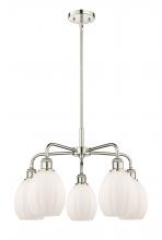  516-5CR-PN-G81 - Eaton - 5 Light - 24 inch - Polished Nickel - Chandelier