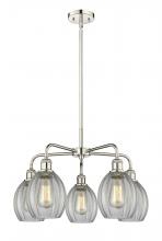  516-5CR-PN-G82 - Eaton - 5 Light - 24 inch - Polished Nickel - Chandelier