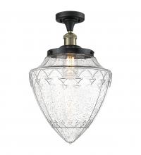 Innovations Lighting 517-1CH-BAB-G664-12 - Bullet - 1 Light - 12 inch - Black Antique Brass - Semi-Flush Mount