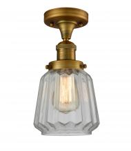 Innovations Lighting 517-1CH-BB-G142 - Chatham - 1 Light - 7 inch - Brushed Brass - Semi-Flush Mount