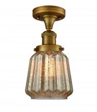 Innovations Lighting 517-1CH-BB-G146-LED - Chatham - 1 Light - 7 inch - Brushed Brass - Semi-Flush Mount