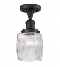 Innovations Lighting 517-1CH-OB-G302-LED - Colton - 1 Light - 6 inch - Oil Rubbed Bronze - Semi-Flush Mount