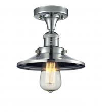 Innovations Lighting 517-1CH-PC-M7-LED - Railroad - 1 Light - 7 inch - Polished Chrome - Semi-Flush Mount