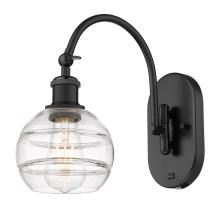  518-1W-BK-G556-6CL - Rochester - 1 Light - 6 inch - Matte Black - Sconce