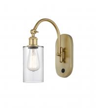  518-1W-SG-G802 - Clymer - 1 Light - 4 inch - Satin Gold - Sconce