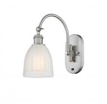  518-1W-SN-G441 - Brookfield - 1 Light - 6 inch - Brushed Satin Nickel - Sconce