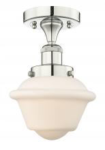  616-1F-PN-G531 - Oxford - 1 Light - 7 inch - Polished Nickel - Semi-Flush Mount