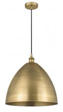 Innovations Lighting 616-1P-BB-MBD-16-BB-LED - Bristol - 1 Light - 16 inch - Brushed Brass - Cord hung - Mini Pendant