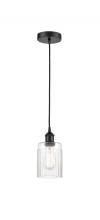  616-1P-BK-G342 - Hadley - 1 Light - 5 inch - Matte Black - Cord hung - Mini Pendant