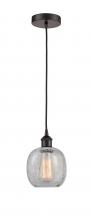  616-1P-OB-G105 - Belfast - 1 Light - 6 inch - Oil Rubbed Bronze - Cord hung - Mini Pendant