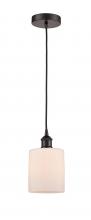 Innovations Lighting 616-1P-OB-G111-LED - Cobbleskill - 1 Light - 5 inch - Oil Rubbed Bronze - Cord hung - Mini Pendant