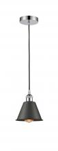  616-1P-PC-M8-OB - Smithfield - 1 Light - 7 inch - Polished Chrome - Cord hung - Mini Pendant