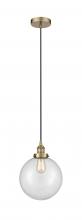 Innovations Lighting 616-1PH-AB-G202-10 - Beacon - 1 Light - 10 inch - Antique Brass - Cord hung - Mini Pendant