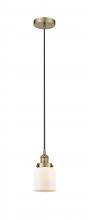 Innovations Lighting 616-1PH-AB-G51 - Bell - 1 Light - 5 inch - Antique Brass - Cord hung - Mini Pendant