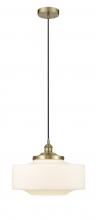 Innovations Lighting 616-1PH-AB-G691-16 - Bridgeton - 1 Light - 16 inch - Antique Brass - Mini Pendant