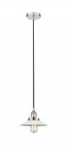  616-1PH-PN-G1 - Halophane - 1 Light - 9 inch - Polished Nickel - Cord hung - Mini Pendant