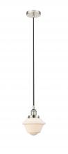  616-1PH-PN-G531 - Oxford - 1 Light - 7 inch - Polished Nickel - Cord hung - Mini Pendant