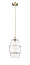  616-1S-AB-G557-10CL - Vaz - 1 Light - 10 inch - Antique Brass - Cord hung - Mini Pendant