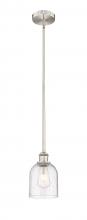  616-1S-SN-G558-6SDY - Bella - 1 Light - 6 inch - Brushed Satin Nickel - Cord hung - Mini Pendant