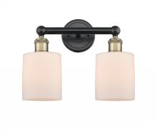  616-2W-BAB-G111 - Cobbleskill - 2 Light - 14 inch - Black Antique Brass - Bath Vanity Light