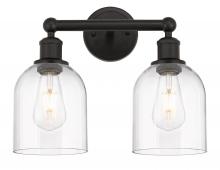  616-2W-OB-G558-6CL - Bella - 2 Light - 15 inch - Oil Rubbed Bronze - Bath Vanity Light