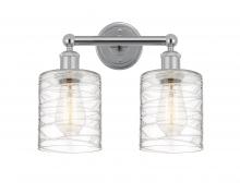 Innovations Lighting 616-2W-PC-G1113 - Cobbleskill - 2 Light - 14 inch - Polished Chrome - Bath Vanity Light