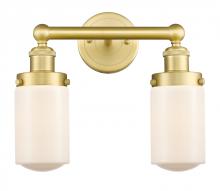  616-2W-SG-G311 - Dover - 2 Light - 14 inch - Satin Gold - Bath Vanity Light