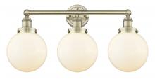 Innovations Lighting 616-3W-AB-G201-8 - Beacon - 3 Light - 26 inch - Antique Brass - Bath Vanity Light