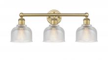  616-3W-BB-G412 - Dayton - 3 Light - 24 inch - Brushed Brass - Bath Vanity Light