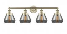  616-4W-AB-G173 - Fulton - 4 Light - 34 inch - Antique Brass - Bath Vanity Light