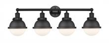 Innovations Lighting 616-4W-BK-HFS-61-BK - Hampden - 4 Light - 34 inch - Matte Black - Bath Vanity Light