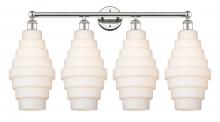  616-4W-PN-G671-8 - Cascade - 4 Light - 35 inch - Polished Nickel - Bath Vanity Light