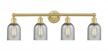  616-4W-SG-G257 - Caledonia - 4 Light - 32 inch - Satin Gold - Bath Vanity Light