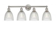  616-4W-SN-G382 - Castile - 4 Light - 33 inch - Brushed Satin Nickel - Bath Vanity Light