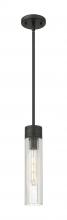  617-1S-BK-G617-11SCL - Boreas - 1 Light - 3 inch - Matte Black - Stem Hung - Mini Pendant