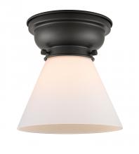 Innovations Lighting 623-1F-BK-G41-LED - Cone - 1 Light - 8 inch - Matte Black - Flush Mount