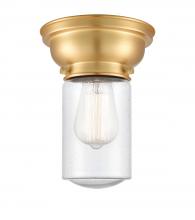 Innovations Lighting 623-1F-SG-G314-LED - Dover - 1 Light - 6 inch - Satin Gold - Flush Mount