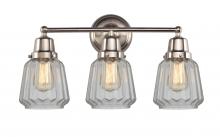 Innovations Lighting 623-3W-SN-G142 - Chatham - 3 Light - 22 inch - Brushed Satin Nickel - Bath Vanity Light