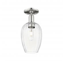 Innovations Lighting 716-1C-PN-G457-6CL - Preston - 1 Light - 6 inch - Polished Nickel - Semi-Flush Mount