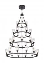  820345-BK-G804 - Clymer - 30 Light - 50 inch - Matte Black - Chain Hung - Chandelier