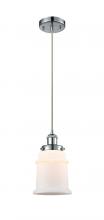 Innovations Lighting 916-1P-PC-G181 - Canton - 1 Light - 6 inch - Polished Chrome - Cord hung - Mini Pendant