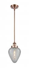 Innovations Lighting 916-1S-AC-G165 - Geneseo - 1 Light - 6 inch - Antique Copper - Mini Pendant