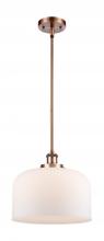 Innovations Lighting 916-1S-AC-G71-L - Bell - 1 Light - 12 inch - Antique Copper - Mini Pendant